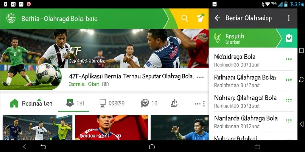 Tampilan antarmuka aplikasi 47F yang informatif dan menarik.
