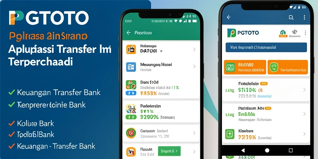 Antarmuka PGTOTO yang intuitif untuk proses Transfer Bank.