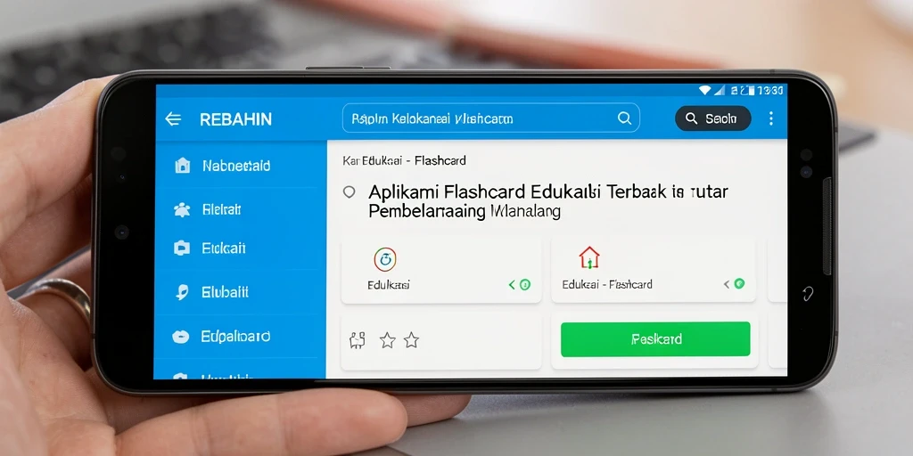 Antarmuka pengguna sederhana dan menarik dari REBAHIN.
