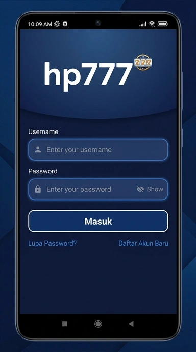 Masuk Akun hp777 untuk Pengguna Android