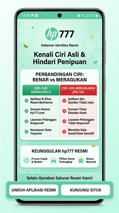 Halaman Resmi hp777 untuk Pengguna Android Indonesia